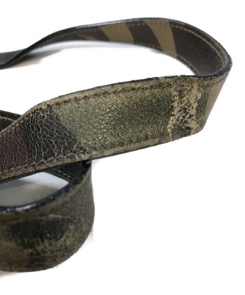 Saint Laurent Paris（サンローランパリ）Saint Laurent Paris (サンローランパリ) カモフラレザートートバッグ グリーンの古着・服飾アイテム