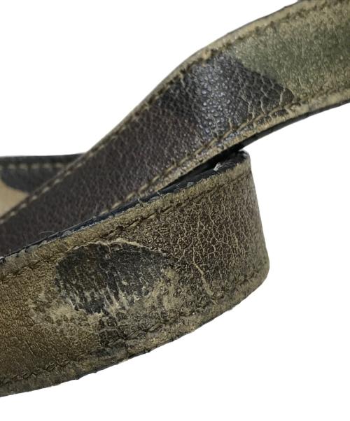 Saint Laurent Paris（サンローランパリ）Saint Laurent Paris (サンローランパリ) カモフラレザートートバッグ グリーンの古着・服飾アイテム