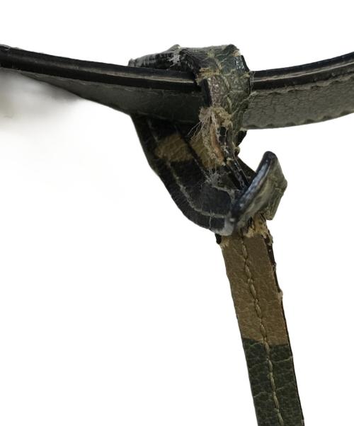 Saint Laurent Paris（サンローランパリ）Saint Laurent Paris (サンローランパリ) カモフラレザートートバッグ グリーンの古着・服飾アイテム