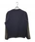 YOKE (ヨーク) Suede Leather Elbow Patch Sweater ネイビー サイズ:2：32000円