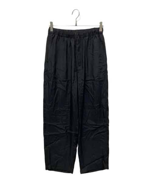 YOKE（ヨーク）YOKE (ヨーク) CUPRO EASY PANTS ブラック サイズ:SIZE 1の古着・服飾アイテム