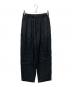 YOKE（ヨーク）の古着「CUPRO EASY PANTS」｜ブラック