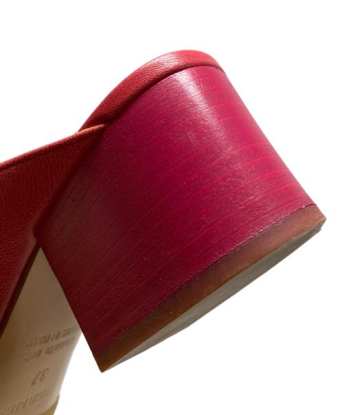 HERMES（エルメス）HERMES (エルメス) リヴォリ フリンジミュール ピンク サイズ:37の古着・服飾アイテム