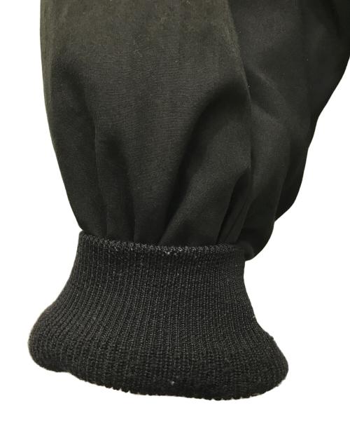 COMME des GARCONS HOMME（コムデギャルソン オム）COMME des GARCONS HOMME (コムデギャルソン オム) 90'S 袖リブ ギャバジン中綿ジップブルゾン ブラック サイズ:Mの古着・服飾アイテム