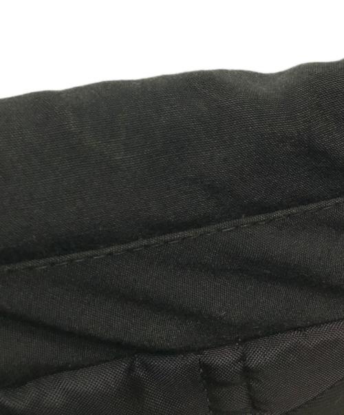 COMME des GARCONS HOMME（コムデギャルソン オム）COMME des GARCONS HOMME (コムデギャルソン オム) 90'S 袖リブ ギャバジン中綿ジップブルゾン ブラック サイズ:Mの古着・服飾アイテム