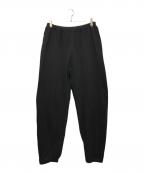 COMOLIコモリ）の古着「LWコットン裏毛パンツ」｜ブラック