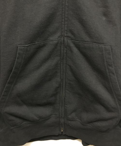 COMOLI（コモリ）COMOLI (コモリ) LW コットン裏毛 ジップパーカ ブラック サイズ:3の古着・服飾アイテム