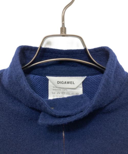 digawel（ディガウェル）digawel (ディガウェル) Hem gathers blouson ネイビー サイズ:2 未使用品の古着・服飾アイテム