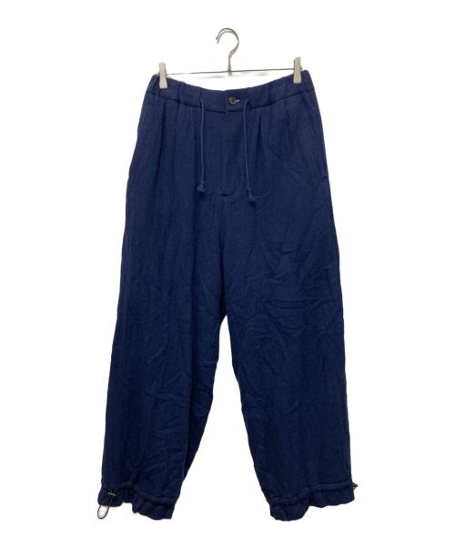 digawel（ディガウェル）DIGAWEL (ディガウェル) Hem gathers pants ブラック サイズ:SIZE 2 未使用品の古着・服飾アイテム