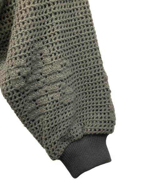 amok（アモク）amok (アモク) KNIT DOCKING MA-1 カーキ×ブラック サイズ:M 未使用品の古着・服飾アイテム