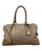 ）の古着「レザーボストンバッグ」｜ブラウン