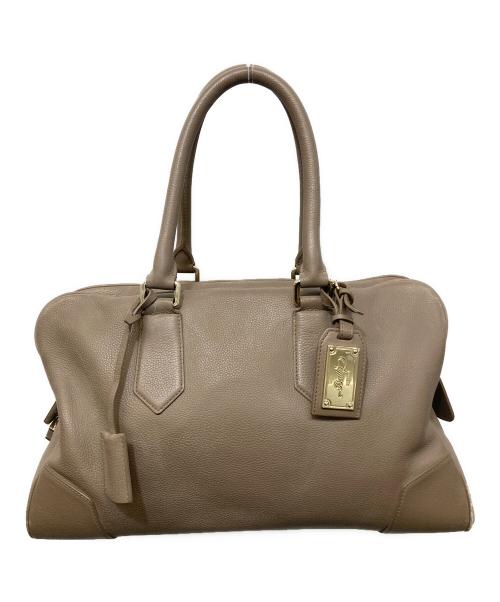 BALLY（バリー）BALLY (バリー) レザーボストンバッグ ブラウンの古着・服飾アイテム