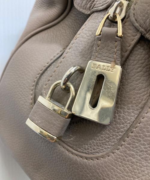 BALLY（バリー）BALLY (バリー) レザーボストンバッグ ブラウンの古着・服飾アイテム