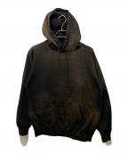 MOOJI MOOJIムージームージー）の古着「ヴィンテージ加工プルオーバーパーカー」｜ブラウン