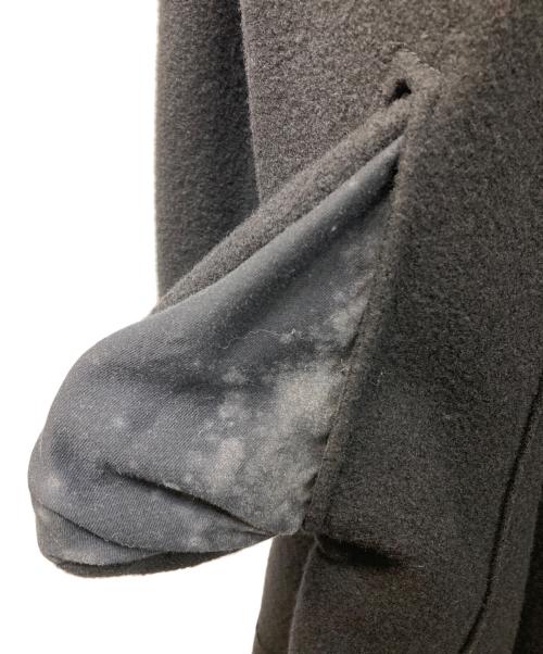 Y's（ワイズ）Y's (ワイズ) フリンジデザイントグルコードドレープコート ブラック サイズ:2の古着・服飾アイテム