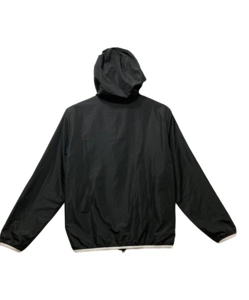 EMPORIO ARMANI（エンポリオ アルマーニ）EMPORIO ARMANI (エンポリオ アルマーニ) ロゴフーデッドジャケット ブラック サイズ:M 未使用品の古着・服飾アイテム