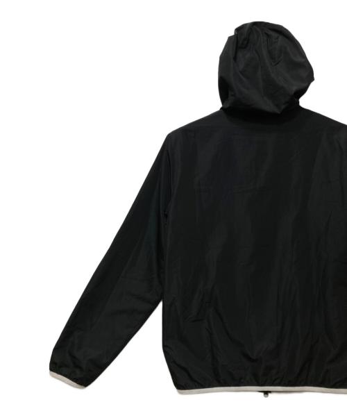 EMPORIO ARMANI（エンポリオ アルマーニ）EMPORIO ARMANI (エンポリオ アルマーニ) ロゴフーデッドジャケット ブラック サイズ:M 未使用品の古着・服飾アイテム