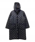Traditional Weatherwear×SLOBE IENAトラディショナルウェザーウェア×スローブ イエナ）の古着「別注 ARKLEY LONG フード付キルティングコート」｜ブラック
