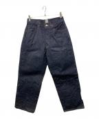 BISOWNビソウン）の古着「ワイドデニムパンツ」｜インディゴ