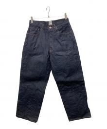 BISOWN（ビソウン）の古着「ワイドデニムパンツ」｜インディゴ