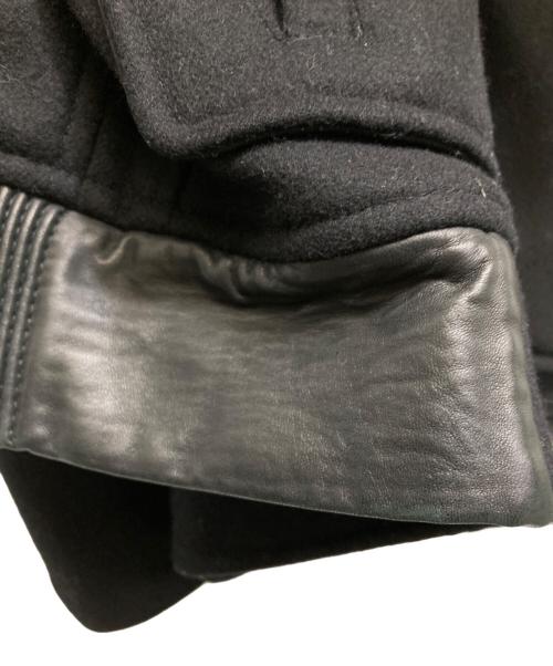 Salvatore Ferragamo（サルヴァトーレ フェラガモ）Salvatore Ferragamo (サルヴァトーレ フェラガモ) スタンドカラーウールジャケット ブラック サイズ:50の古着・服飾アイテム