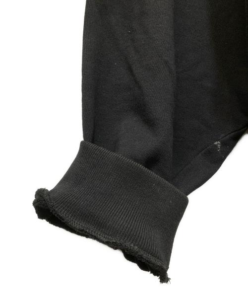 DRIES VAN NOTEN（ドリスヴァンノッテン）DRIES VAN NOTEN (ドリスヴァンノッテン) LEN LYE (レン・ライ) HAYLAND ニット切り替えスウェット ブラック サイズ:Ｌの古着・服飾アイテム