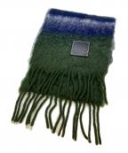 LOEWEロエベ）の古着「モヘヤ混マフラー」｜オリーブ