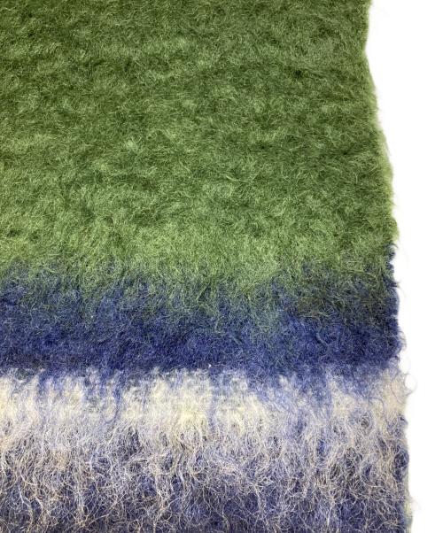 LOEWE（ロエベ）LOEWE (ロエベ) モヘヤ混マフラー オリーブの古着・服飾アイテム