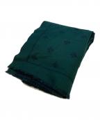 GUCCIグッチ）の古着「ビースターマフラー」｜グリーン×ネイビー