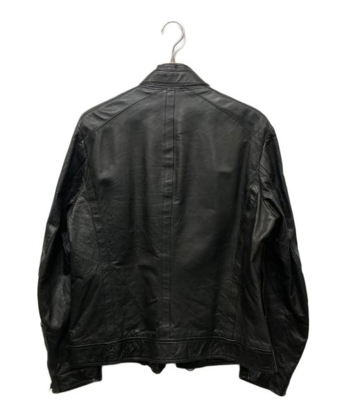 Y's（ワイズ）Y's (ワイズ) 06AW カンガルーレザーシングルライダースジャケット ブラック サイズ:3の古着・服飾アイテム