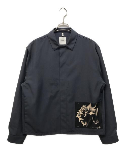 OAMC（オーエーエムシー）OAMC (オーエーエムシー) SYSTEM SHIRT グレー サイズ:Mの古着・服飾アイテム