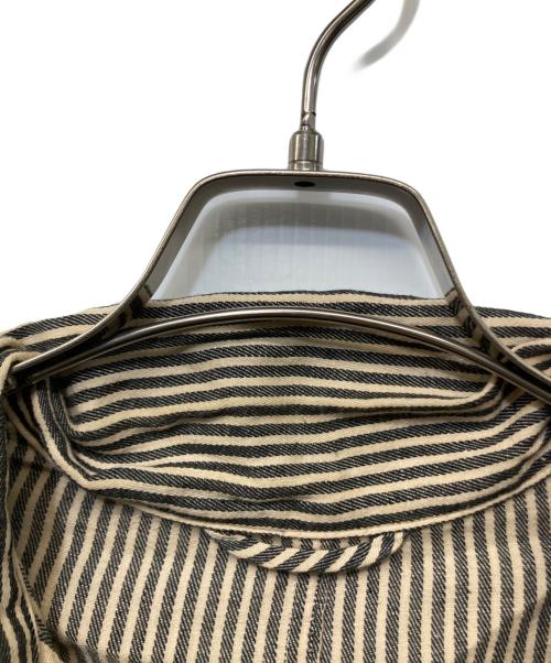 COMOLI（コモリ）COMOLI (コモリ) ストライプ ブルゾン ベージュ サイズ:2の古着・服飾アイテム