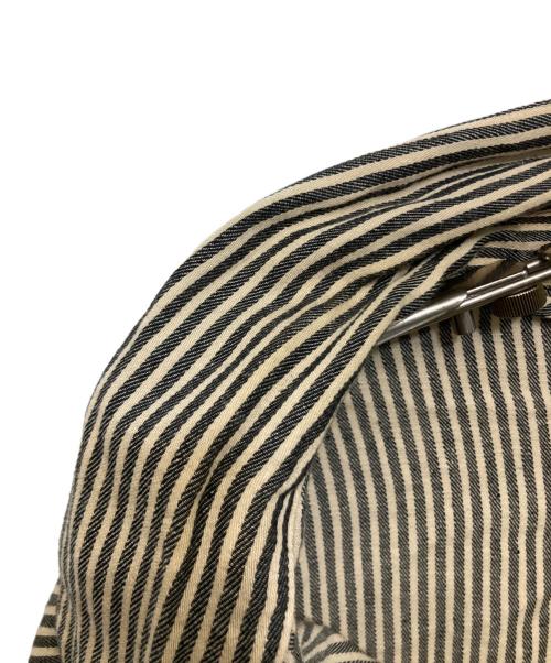 COMOLI（コモリ）COMOLI (コモリ) ストライプ ブルゾン ベージュ サイズ:2の古着・服飾アイテム