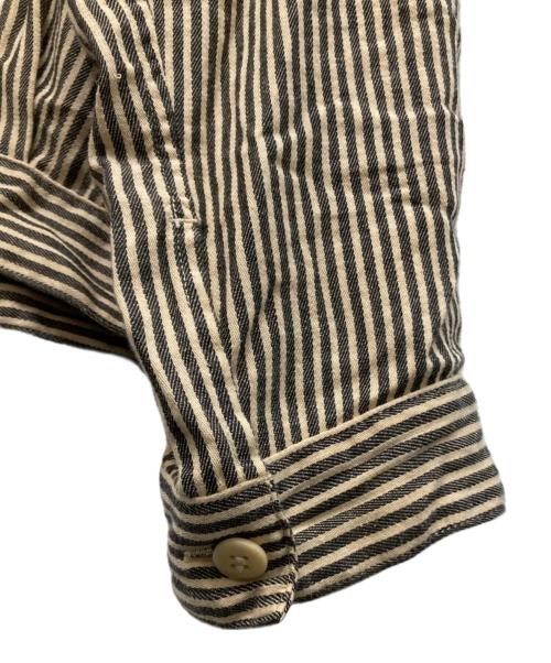 COMOLI（コモリ）COMOLI (コモリ) ストライプ ブルゾン ベージュ サイズ:2の古着・服飾アイテム