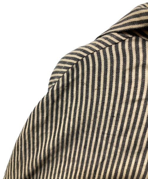 COMOLI（コモリ）COMOLI (コモリ) ストライプ ブルゾン ベージュ サイズ:2の古着・服飾アイテム