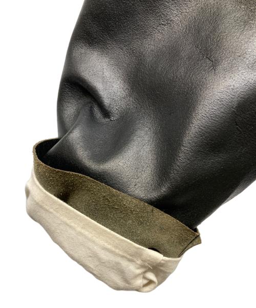 beta post（ベータポスト）beta post (ベータポスト) 襟付シングルレザージャケット ブラック サイズ:SIZE 4の古着・服飾アイテム