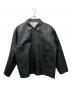 beta post（ベータポスト）の古着「襟付シングルレザージャケット」｜ブラック