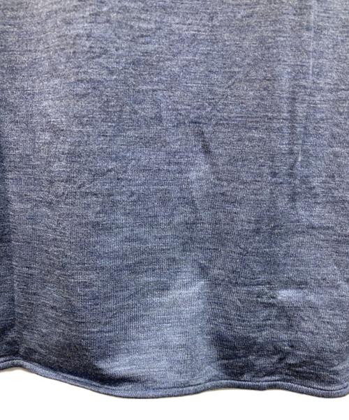 HERMES（エルメス）HERMES (エルメス) シルク混シャツ ネイビー サイズ:36の古着・服飾アイテム