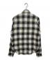 Maison Margiela (メゾンマルジェラ) オンブレチェックウエスタンシャツ アイボリー×ブラック サイズ:39：15000円