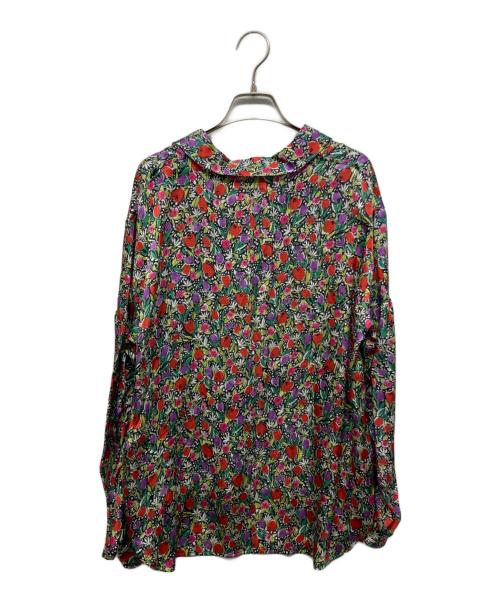 VERMEIL par iena（ヴェルメイユ パー イエナ）VERMEIL par iena (ヴェルメイユ パー イエナ) フラワープリントブラウス グリーン×レッド サイズ:free 未使用品の古着・服飾アイテム