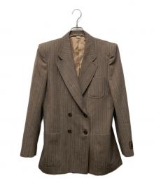 GUCCI（グッチ）の古着「HERRINGBONE WOOL JACKET」｜ブラウン