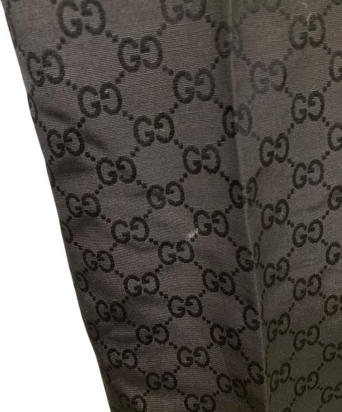 GUCCI（グッチ）GUCCI (グッチ) ライトGGキャンバススラックス ブラック サイズ:36の古着・服飾アイテム
