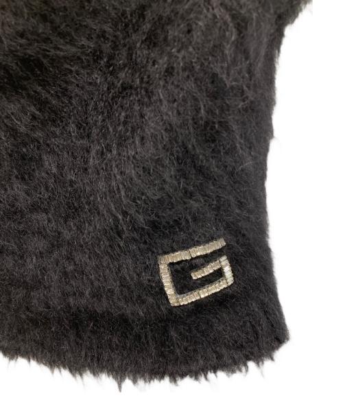 GUCCI（グッチ）GUCCI (グッチ) Mohair blend one shoulder top ブラック サイズ:Lの古着・服飾アイテム