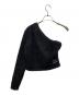 GUCCI（グッチ）の古着「Mohair blend one shoulder top」｜ブラック