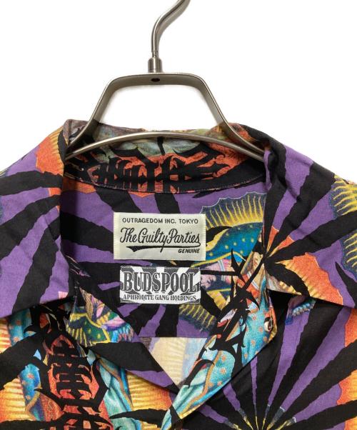 WACKO MARIA（ワコマリア）WACKO MARIA (ワコマリア) BADSPOOL HAWAIIAN SHIRT パープル サイズ:Mの古着・服飾アイテム