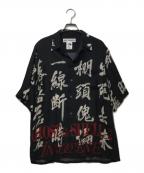 WACKO MARIA×TIM LEHIワコマリア×ティム リーハイ）の古着「GHOST IN THE SHELL 2 HAWAIIAN SHIRT (TYPE-3)」｜ブラック