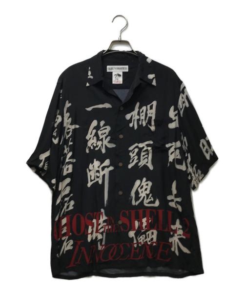 WACKO MARIA（ワコマリア）WACKO MARIA (ワコマリア) TIM LEHI (ティム リーハイ) GHOST IN THE SHELL 2 HAWAIIAN SHIRT (TYPE-3) ブラック サイズ:Mの古着・服飾アイテム