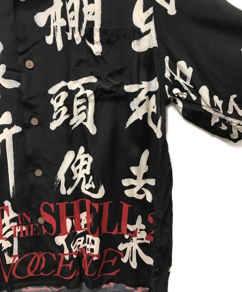 WACKO MARIA（ワコマリア）WACKO MARIA (ワコマリア) TIM LEHI (ティム リーハイ) GHOST IN THE SHELL 2 HAWAIIAN SHIRT (TYPE-3) ブラック サイズ:Mの古着・服飾アイテム