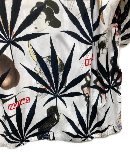 WACKO MARIA（ワコマリア）WACKO MARIA (ワコマリア) HIGH TIMES (ハイ タイムズ) HAWAIIAN SHIRT ホワイト サイズ:Mの古着・服飾アイテム