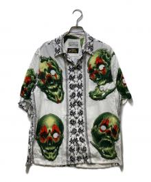 WACKO MARIA×56 tatto studio（ワコマリア×タトゥースタジオ）の古着「S/S HAWAIIAN SHIRT」｜ホワイト